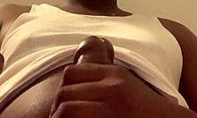 watch this huge cumshot on the toilet