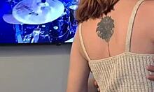 the redhead with the pink pussy bends over for doggystyle, sucking big cock and swallowing cum after orgasm.