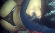 cheating latina sucks dick before husband kisses her