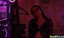 Perverted MILF Strips Naked to Eat Girlfriend's Pussy.