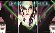 Horny Stepsister Teaches Cock Sucking