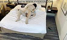 Petite teen beauty rides rough cowgirl fucking