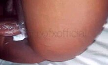 Kingofxofficial creampies the novinha's creamy pussy and keeps pounding her