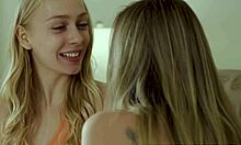 Big Tit Blondes Lick Hairy Pussy!