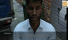 Intense ass competition in anime hentai style with milf and big asses