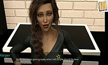 zoe, the milf with big tits, teases in this 3d anime porn scene