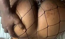 thick ebony feels intense pleasure taking big black cock doggy style from ex boyfriend