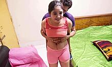 Cute Brunette Adori Gets Roughly Fucked By Hanif's Big Cock At Home