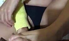 Delicious sex with girlfriend bent over in doggystyle amateurs cock ass