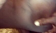 hey, that little ghetto slut's pussy getting pounded hard in a quickie doggystyle