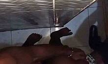 hey, that little ghetto slut's pussy getting pounded hard in a quickie doggystyle