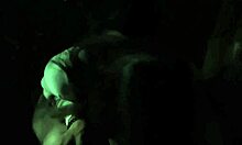 brunette teen flashes mini skirt pussy before deepthroat blowjob