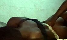 hey, that little ghetto slut's pussy getting pounded hard in a quickie doggystyle