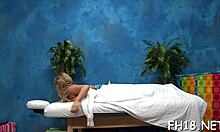 Massage turns into hardcore fucking with masseuse