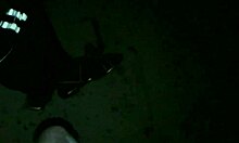 amateur black chick's pussy leaks during homemade sex