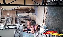 fudendo minha cunhada no terra�o - sexo ao ar livre