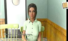 Big Tits Brunette Teen Chick Explores Kinky Hentai Adventures In 3d Porn