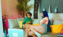 Step daughter catches momma Pussykat online