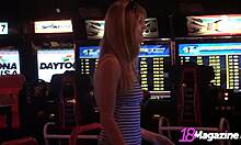 hey lilly luck, why wear that tight dress just to tease us outdoors?