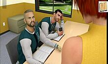 isabella masturbates quietly while john is nearby