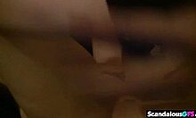 Jenny gives blowjob and gets fucked hard closeup