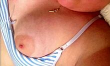 I suck on that sexy white teen's small tits passionately