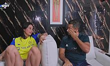 Blonde loses bet, pays with her big ass and tits in hardcore riding