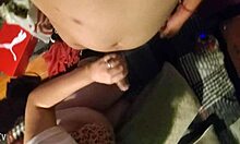 Girlfriend's friend bent over for deep doggystyle fucking