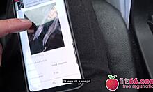 Stairwell pounding with cute German teen Jessii Van Riva, full English scene on Flirts66