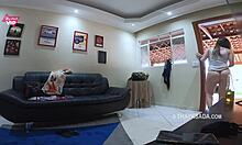 couldn't resist fucking the crossdressing delivery guy