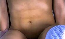 the friend's stepmother felt nervous seeing the attractive man at the apartment, but desire won.