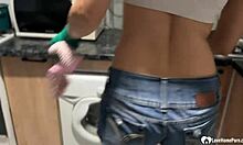 roommate lets me fuck her in dorm after breakup teasing