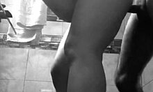 Latina Couple Quick Fuck In Bathroom