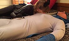 BBW granny deepthroats Batman in cosplay, what a sight