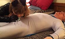 BBW granny deepthroats Batman in cosplay, what a sight