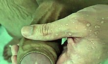 Jerking off in the shower, feeling so good