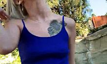 Blonde Teen Kiara Cole Enjoys Public POV Doggystyle After Break-In