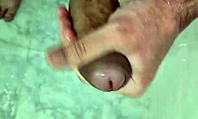 Jerking off in the shower, feeling so good