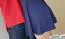 Blonde teen 18+ reveals dirty panties secrets