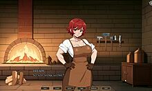 伪娘之爱在热锻Hentai游戏第一集点燃