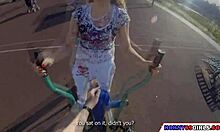 Teaching A College Girl Some Workouts, Focusing On Her Wet Pussy And Tits