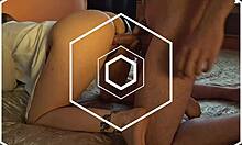 I saw the russian chick grab the neighbor's penis