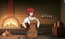 伪娘之爱在热锻Hentai游戏第一集点燃