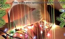 my neighbor gave me a christmas present with her hands and mouth 😏