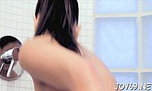 Solo teen fingers tight pussy with dildo