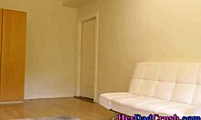 Teenage Stepdaughter Blonde Gives Intense POV Handjob Action