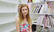 Juicy Ginger Teen Alaina Dawson Rides Monster Cock In Pov Close-Up