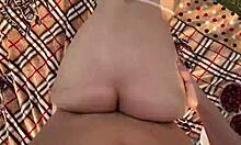 Unexpected picnic twist turns into blonde's narrow ass adventure on public street