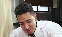 Ethnic teen throated and fucked hard 😈