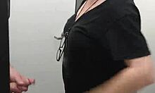 Shellyseth and smarien75 get naughty in the Wall Mart dressing room